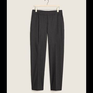 Tall, Straight Leg Solid Pant - Mixed Gray, Size 14 Tall (New) by Addition Elle